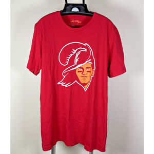 NFL Tom Brady Bucco Bruce Tampa Bay Buccaneers Red T-Shirt Men's Size Large
